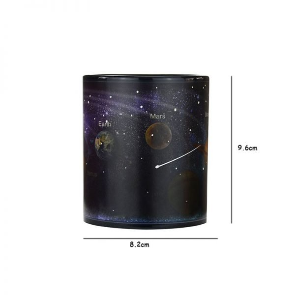 Transhome Creative Color Changing Mug Porcelain Mug Ceramic Solar Magic Coffee Cup Travel Coffee Mugs Portable Tea Cup 380ml - Image 6