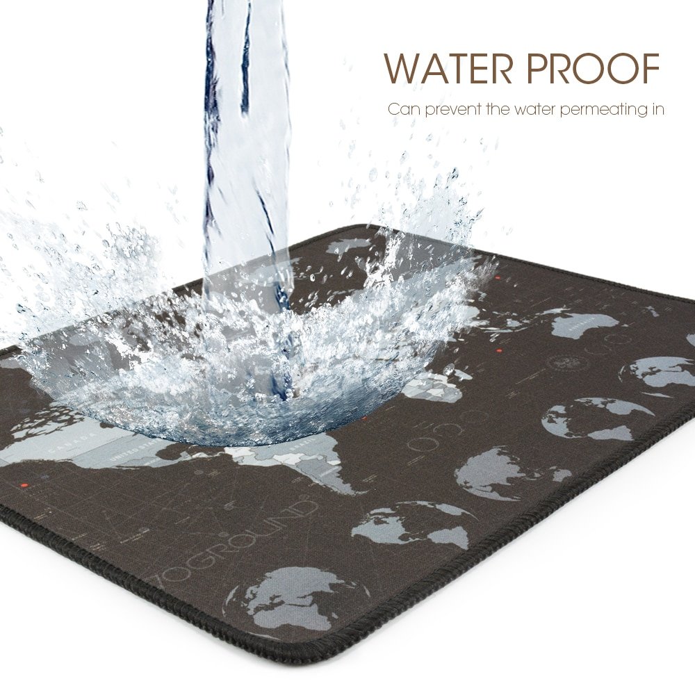 VOGROUND Large Mouse Pad New World Map Gaming Mousepad Anti-slip Locking Edge Waterproof Natural Rubber Desk Mouse Mat for Game - Image 4