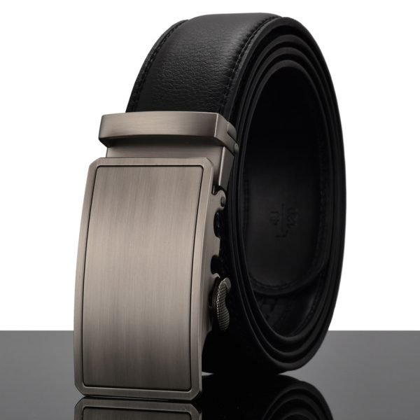 WOWTIGER Fashion Designers Men Automatic Buckle Leather luxury Belt Business Male Alloy buckle Belts for Men Ceinture Homme - Image 3