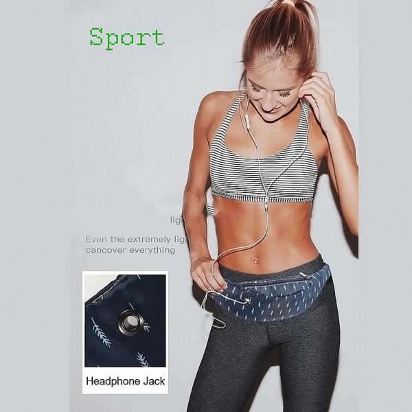 Women Waist bag waterproof Canvas High Quality Belt Bags  Fanny Pack girls Sling Bags New Fashion Mobile Phone Pouch sports bag - Image 5
