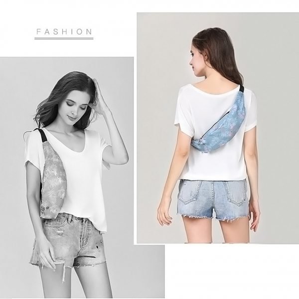 Women Waist bag waterproof Canvas High Quality Belt Bags  Fanny Pack girls Sling Bags New Fashion Mobile Phone Pouch sports bag - Image 6