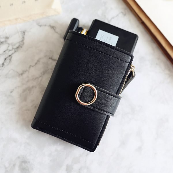 Women Wallets Small Fashion Brand Leather Purse Women Ladies Card Bag For Women 2018 Clutch Women Female Purse Money Clip Wallet - Image 4