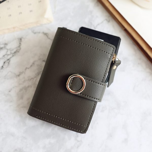 Women Wallets Small Fashion Brand Leather Purse Women Ladies Card Bag For Women 2018 Clutch Women Female Purse Money Clip Wallet - Image 6