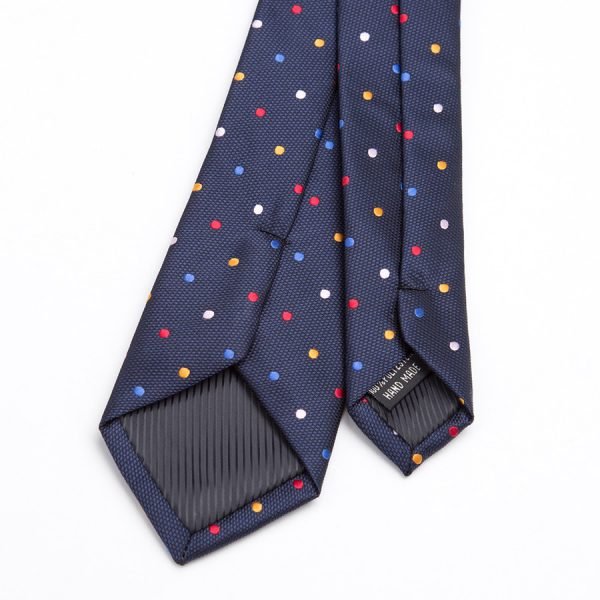 XGVOKH 20 Style Neck Tie Men Skinny necktie wedding ties Polyester Black Dot fashion Mens Business Bowtie Shirt Accessories - Image 4
