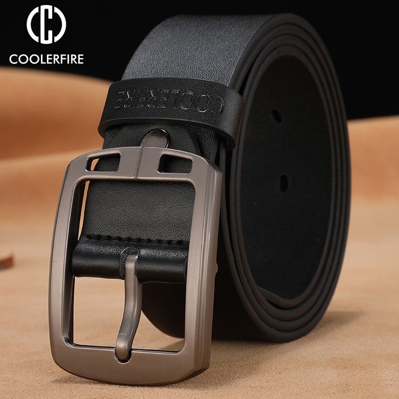 cowhide genuine leather belts for men cowboy Luxury strap brand male vintage fancy jeans designer belt men high quality - Image 2
