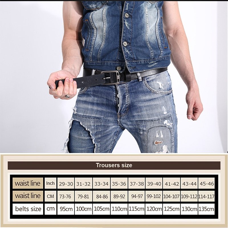 cowhide genuine leather belts for men cowboy Luxury strap brand male vintage fancy jeans designer belt men high quality - Image 6