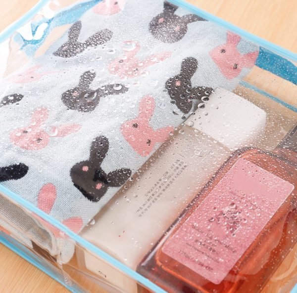 eTya Travel PVC Cosmetic Bags Women Transparent Clear Zipper Makeup Bags Organizer Bath Wash Make Up Tote Handbags Case - Image 6