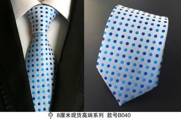 hot 100% silk plaid ties gifts for men shirt wedding cravate pour homme jacquard woven necktie Party gravata Business Formal tie - Image 6