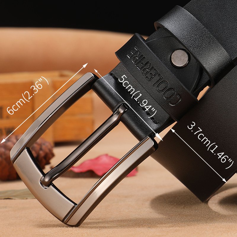 men high quality genuine leather belt luxury designer belts men cowskin fashion Strap male Jeans for man cowboy free shipping - Image 4