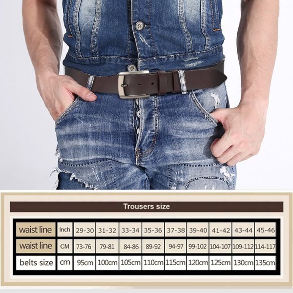 men high quality genuine leather belt luxury designer belts men cowskin fashion Strap male Jeans for man cowboy free shipping - Image 6