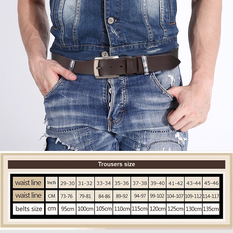 men high quality genuine leather belt luxury designer belts men cowskin fashion Strap male Jeans for man cowboy free shipping - Image 6