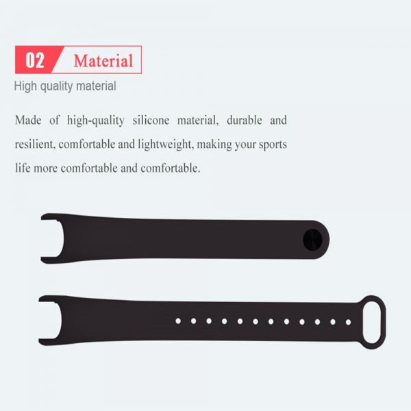 mi band 2 Strap Bracelet Accessories Pulseira Miband 2 Replacement Silicone Wriststrap Smart Wrist for Xiaomi Mi Band 2 Strap - Image 4