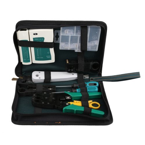 11 in 1 Professional Network Computer Maintenance Repair Tool Kit Toolbox - Image 2