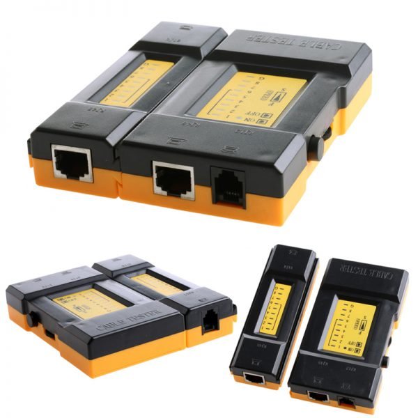 468VR Speed Compute Network Cable Tester RJ45 + RJ11 Lan Wire Ethernet New - Image 2