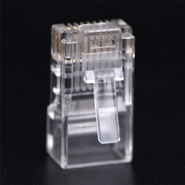 50 PCS Good Sale RJ45 CAT5 Crystal Network Modular Connector Plug 8P8C For Computers - Image 3
