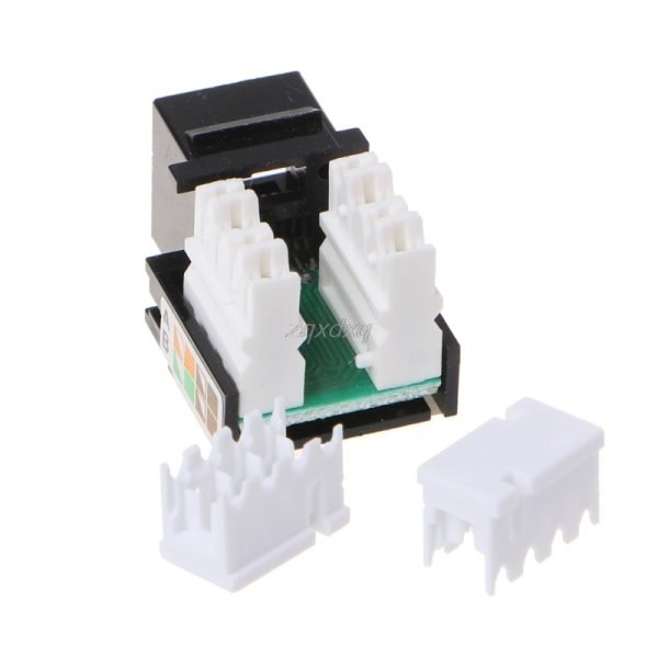5pcs CAT5E UTP network module Tool-free RJ45 connector Information socket Computer Outlet cable adapter Keystone Jack FOR AMP - Image 3