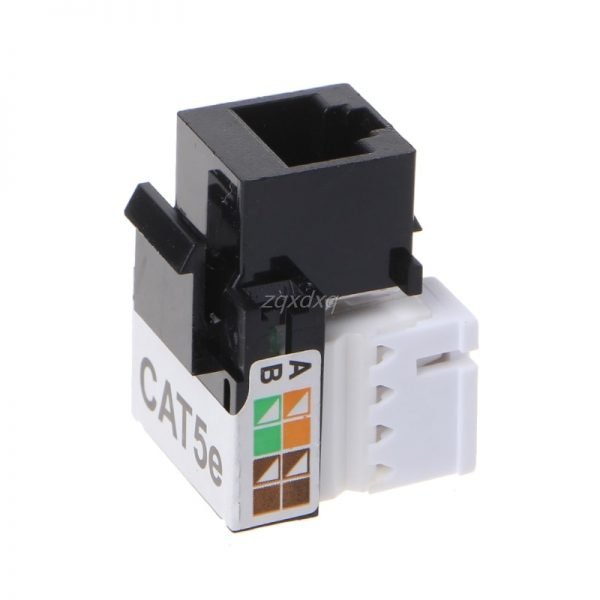 5pcs CAT5E UTP network module Tool-free RJ45 connector Information socket Computer Outlet cable adapter Keystone Jack FOR AMP - Image 5