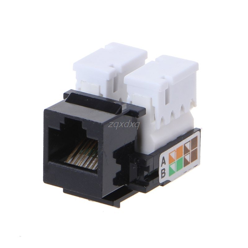 5pcs CAT5E UTP network module Tool-free RJ45 connector Information socket Computer Outlet cable adapter Keystone Jack FOR AMP - Image 6