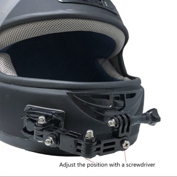 Adjustable Helmet Curved Adhesive Side Mount for xiaomi yi 4K GoPro HD Hero 4 5 6 7 Sjcam Sj4000 EKEN action Camera Accessories - Image 2