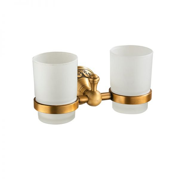 Antique Brass Bathroom Accessories Set Shelf Towel Bar Cup Holders Hairdryer Rack Tissue Holder Roll Paper Holder Soap Dish - Image 3