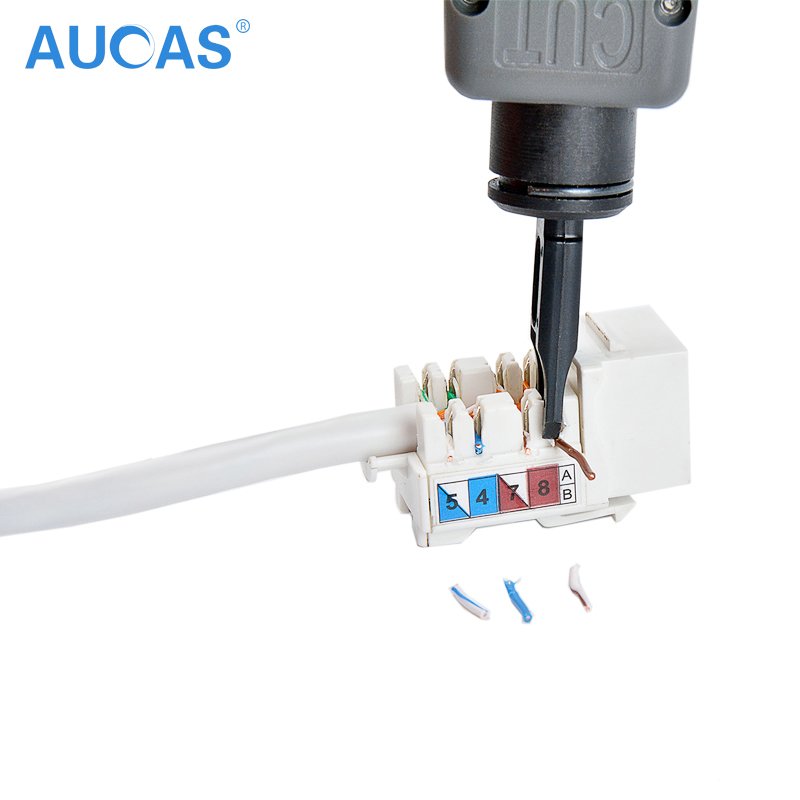 Aucas Network Cable impact krone tool module block insertion punch down tool 110 type patch panel hookup Computer tool - Image 3