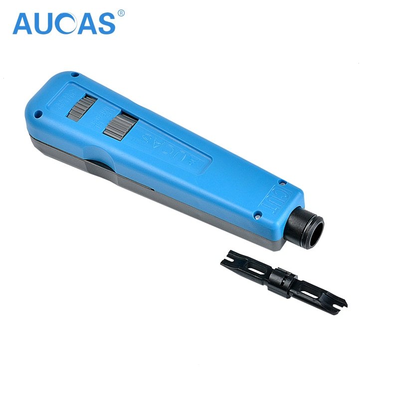 Aucas Network Cable impact krone tool module block insertion punch down tool 110 type patch panel hookup Computer tool - Image 5