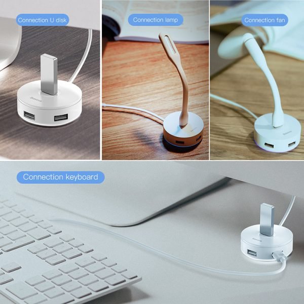 Baseus Multi USB 3.0 / Type C HUB to USB3.0 + 3 USB2.0 for Macbook Pro HUB Adapter for Huawei P20 Computer Hard Drive Accessory - Image 4