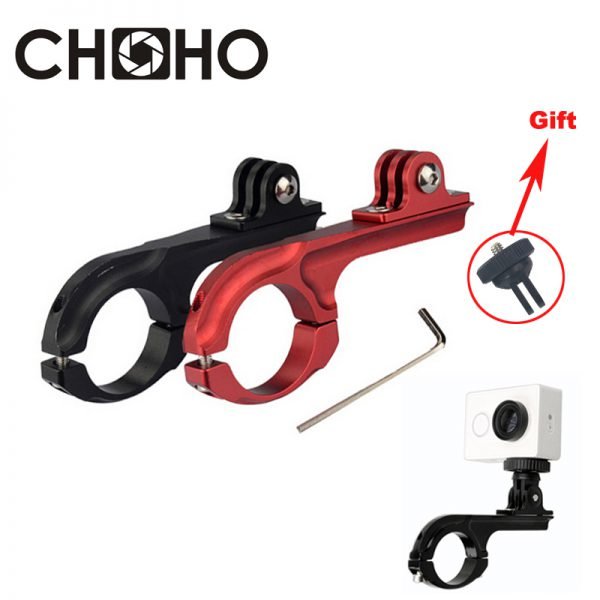 Bike Handlebar Mount  Bicycle Motorcycle CNC Aluminum Holder for Gopro Hero 7 5 6 4 3+ SJCAM Xiaoyi 4K SJ5000 Accessories