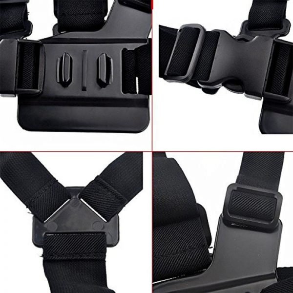 Chest Strap mount belt for Gopro hero 5 4 Xiaomi yi 4K Action camera Chest Mount Harness for Go Pro SJCAM SJ4000 sport cam fix - Image 2
