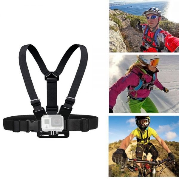 Chest Strap mount belt for Gopro hero 5 4 Xiaomi yi 4K Action camera Chest Mount Harness for Go Pro SJCAM SJ4000 sport cam fix - Image 5