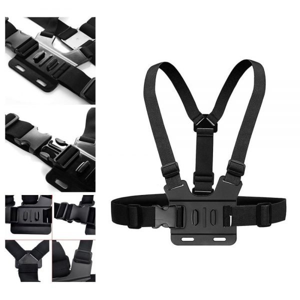 Chest Strap mount belt for Gopro hero 5 4 Xiaomi yi 4K Action camera Chest Mount Harness for Go Pro SJCAM SJ4000 sport cam fix