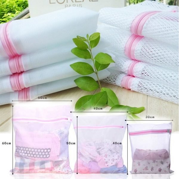 Clothes Washing Machine Laundry Bra Aid Lingerie Mesh Net Wash Bag Pouch Basket femme 3 Sizes S