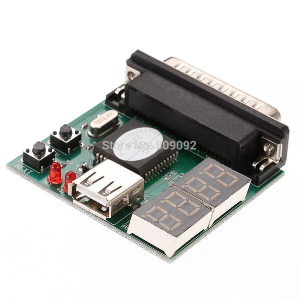 Computer 4-Digit Laptop PC Motherboard USB& PCI Analyser Diagnostic Test Post Card Tester for Notebook Laptop - Image 4