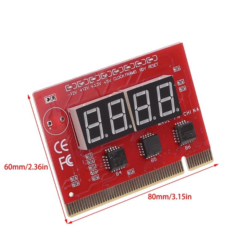 Computer Analysis PCI POST Card Motherboard LED 4-Digit Diagnostic Test PC Analyzer Network Repair Tool Kit New - Image 6