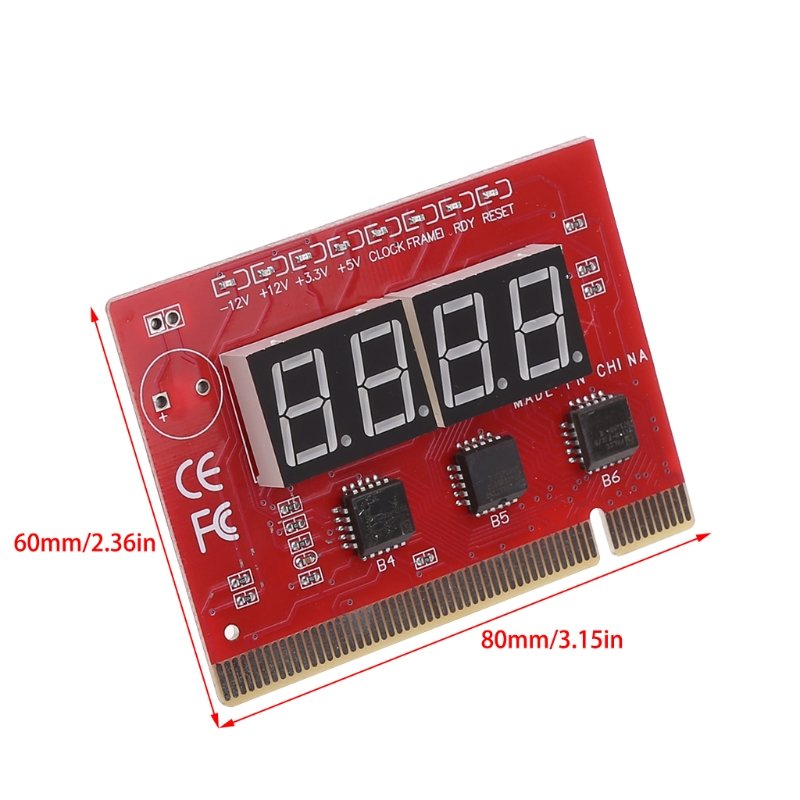 Computer Analysis PCI POST Card Motherboard LED 4-Digit Diagnostic Test PC Analyzer Network Repair Tool Kit New - Image 6