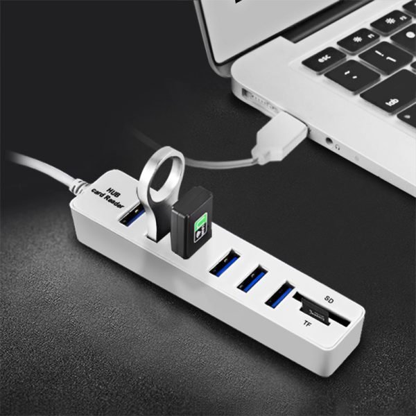 EASYIDEA USB HUB 3.0 Combo Multi USB Splitter 3.0 Micro USB 3 HUB 3 / 6 Ports TF SD Card Reader Hab for PC Computer Accessories - Image 2
