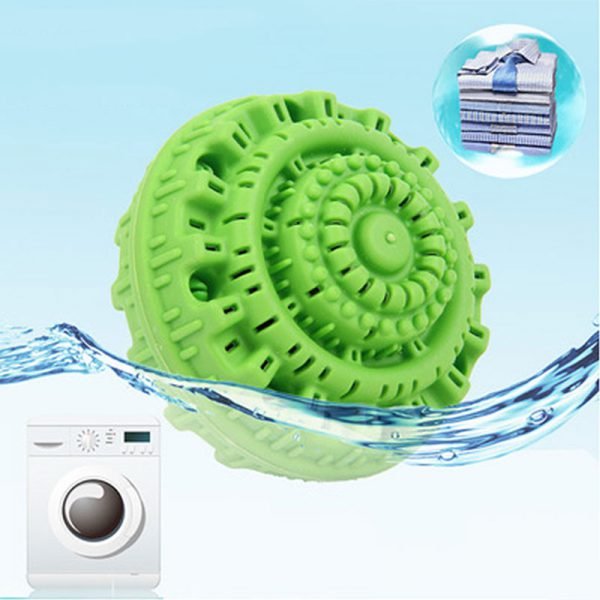 Eco-Friendly Green Laundry Ball Reusable Anion Molecules Cleaning Magic Washing personal care cleaning tool