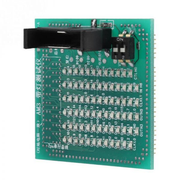 For AMD LGA AM3 Computer Motherboard Socket Test CPU Analyzer Tester with LED