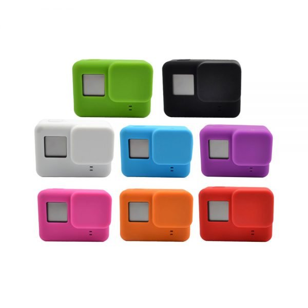 For Go Pro Accessories Action Camera Case Protective Silicone Case Skin +Lens Cap Cover For GoPro Hero 5 6 7 Black Hero Camera - Image 2