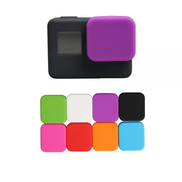 For Go Pro Accessories Action Camera Case Protective Silicone Case Skin +Lens Cap Cover For GoPro Hero 5 6 7 Black Hero Camera - Image 3