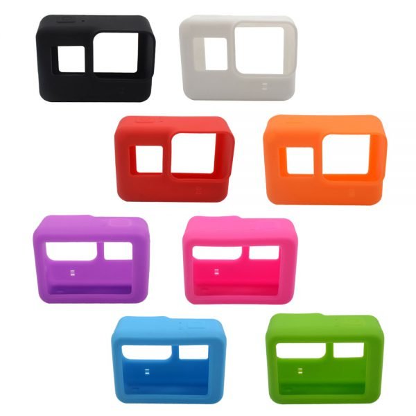 For Go Pro Accessories Action Camera Case Protective Silicone Case Skin +Lens Cap Cover For GoPro Hero 5 6 7 Black Hero Camera - Image 4