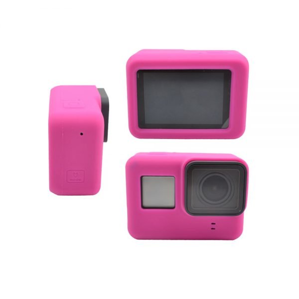 For Go Pro Accessories Action Camera Case Protective Silicone Case Skin +Lens Cap Cover For GoPro Hero 5 6 7 Black Hero Camera - Image 5