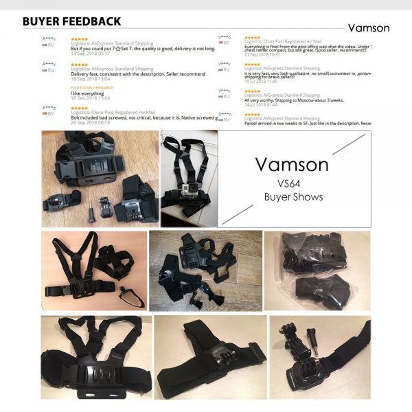 For Xiaomi for Yi Chest Strap Belt Head Strap Set Mount 360 Degrees Rotation Wrist Strap For Gopro Hero 6 5 7 Action Camera VS64 - Image 5