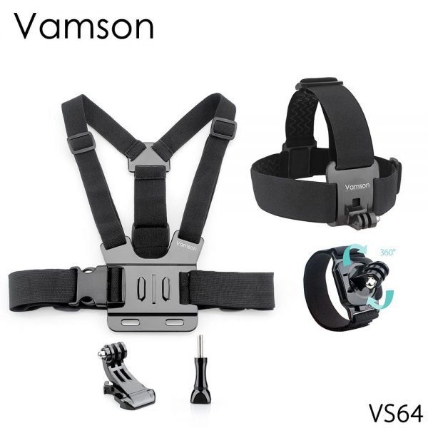 For Xiaomi for Yi Chest Strap Belt Head Strap Set Mount 360 Degrees Rotation Wrist Strap For Gopro Hero 6 5 7 Action Camera VS64