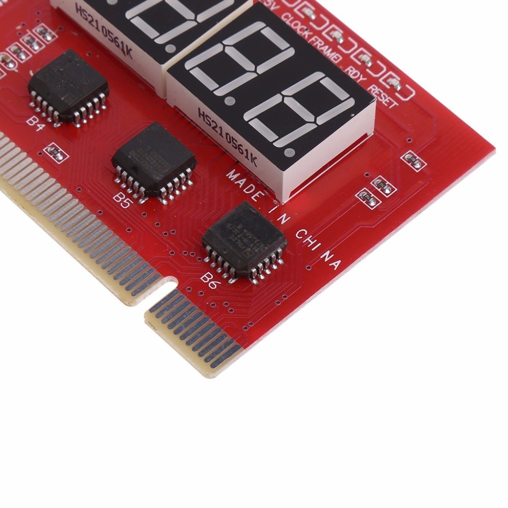 Free shipping New Computer Analysis PCI POST Card Motherboard LED 4-Digit Diagnostic Test PC Analyzer Network Repair Tool Kit - Image 6
