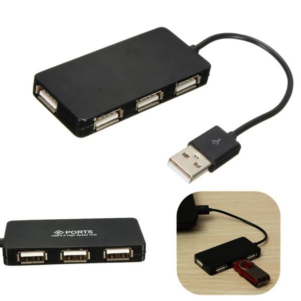 High Speed 4 Ports USB Hub 2.0 480Mbps Hub USB Splitter for Laptop PC Peripherals Computer Accessories Hot Sales - Image 2