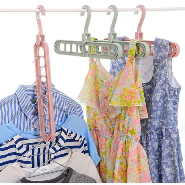 Home Storage Organization Clothes Hanger Drying Rack Plastic Scarf Clothes Hangers Storage Racks Wardrobe Storage Hanger - Image 2