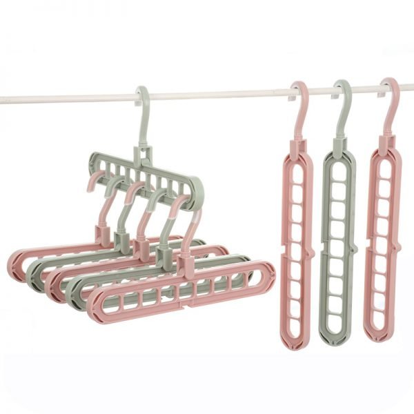 Home Storage Organization Clothes Hanger Drying Rack Plastic Scarf Clothes Hangers Storage Racks Wardrobe Storage Hanger - Image 4