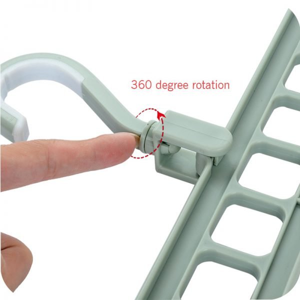 Home Storage Organization Clothes Hanger Drying Rack Plastic Scarf Clothes Hangers Storage Racks Wardrobe Storage Hanger - Image 5