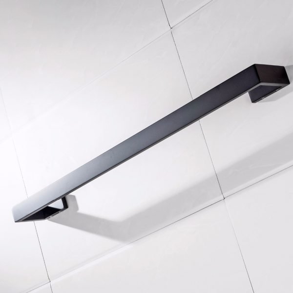 Matte Black SUS 304 Stainless Steel Bathroom Hardware Set Robe Hook Towel Bar Toilet Paper Holder Bathroom Accessories - Image 2